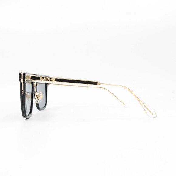 Gucci GG0563 Rectangular Frame Sunglasses Black Gray OS - Picture 3 of 16